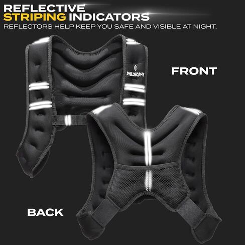 Philosophy Gym Weighted Workout Vest, Strength Training Fitness Body Weight Vest in Kuwait