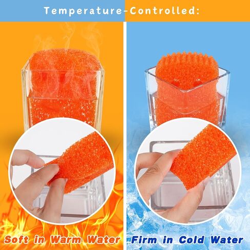 3-Pack Kitchen Dish Scrub Sponges – Colorful Toast-Shaped with Smiley Faces, Fun Cleaning with Daddy Mommy, Non-Scratch, Cute Cleaning Supplies for Christmas & Halloween, Esponjas para Lavar platos in Saudi Arabia