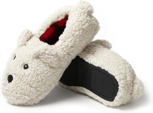 Dearfoams Unisex-Adult Matching Family Holiday Christmas Reindeer & Turkey Scuff Slipper in Saudi Arabia