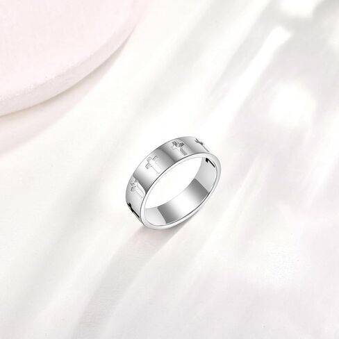 Sterling Silver Ring Daisy Ring for Women Daisy Flower Flower Statement wedding Band Rings Gift Jewelry for Girls in Kuwait