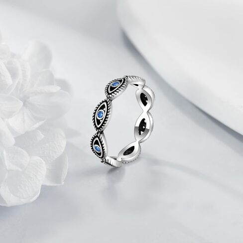 Sterling Silver Ring Daisy Ring for Women Daisy Flower Flower Statement wedding Band Rings Gift Jewelry for Girls in Saudi Arabia