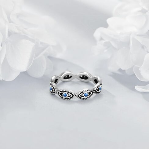 Sterling Silver Ring Daisy Ring for Women Daisy Flower Flower Statement wedding Band Rings Gift Jewelry for Girls in Saudi Arabia