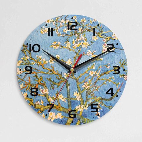 Wall Clock, 10 Inch Silent Non-Ticking Home Kitchen Decor, Battery Operated for Bathroom Bedroom Living Room Office(Cute Sloth) in Saudi Arabia