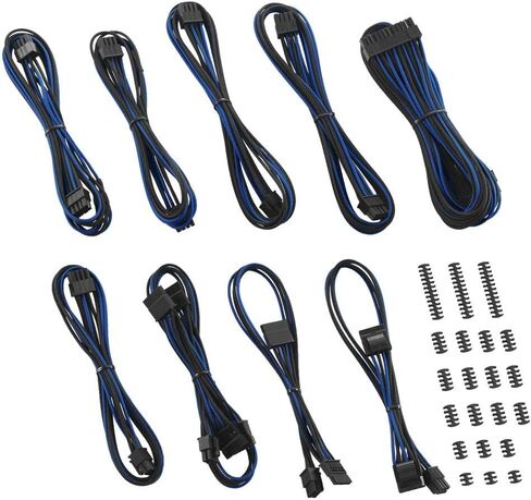 CableMod E-Series Classic ModFlex Sleeved Cable Kit for EVGA G/G+ / P/P+ / T (Black + White) in Saudi Arabia