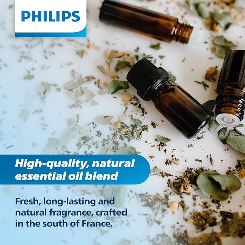 خرطوشة الناشر OlfaPure 7300 من Philips - مضادة للV - منعشة وخفيفة مع لمحات من الأوكالبتوس والغار والكافور - مصممة للعمل مع موزع الروائح Philips OlfaPure 7300 | AC109BLKX1 in Kuwait