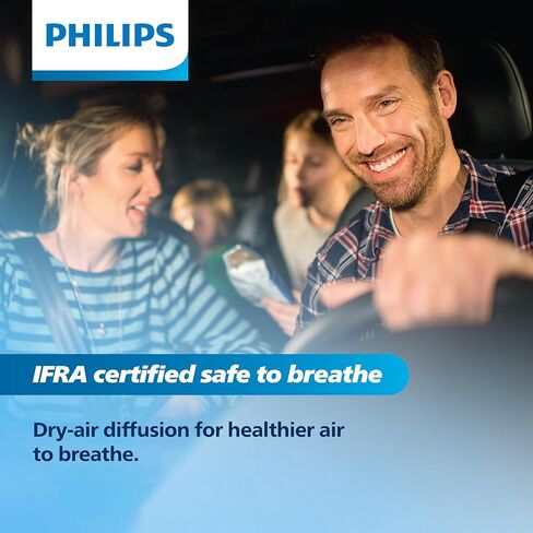 خرطوشة الناشر OlfaPure 7300 من Philips - مضادة للV - منعشة وخفيفة مع لمحات من الأوكالبتوس والغار والكافور - مصممة للعمل مع موزع الروائح Philips OlfaPure 7300 | AC109BLKX1 in Kuwait