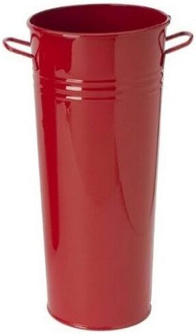 Houston International 8300E XR 7-Inch Steel Vase, Red in Saudi Arabia