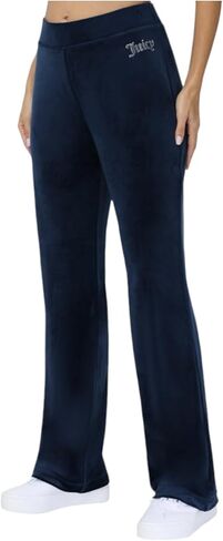 Juicy Couture Women's Bling Velour Track Pants in Saudi Arabia