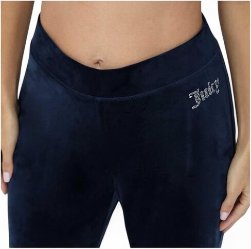 Juicy Couture Women's Bling Velour Track Pants in Saudi Arabia