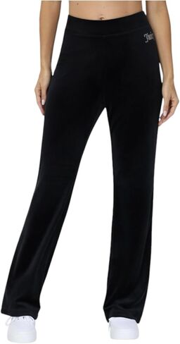 Juicy Couture Women's Bling Velour Track Pants in Saudi Arabia