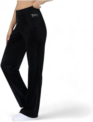 Juicy Couture Women's Bling Velour Track Pants in Saudi Arabia