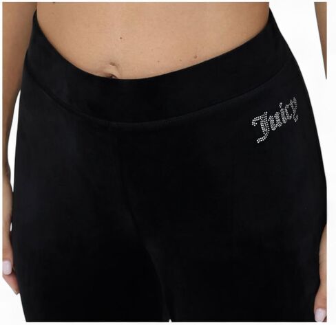 Juicy Couture Women's Bling Velour Track Pants in Saudi Arabia