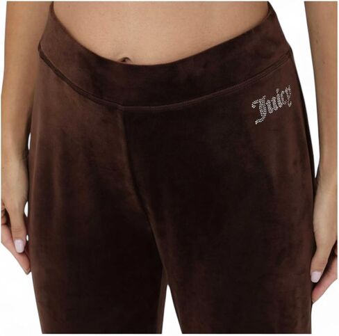 Juicy Couture Women's Bling Velour Track Pants in Saudi Arabia