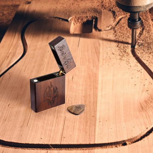 حامل اختيار الجيتار من THYGIFTREE للاعبي الجيتار، يناسب 5-18 قطعة جيتار، هدايا إكسسوارات جيتار فريدة من نوعها للموسيقيين، ومحبي الموسيقى، والروك أند رول in Kuwait