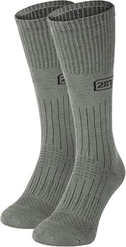 281Z Military Lightweight Boot Socks - Tactical Trekking Hiking - Outdoor Athletic Sport (Foliage Green)(Large 4 Pairs Pack) in Saudi Arabia