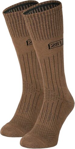 281Z Military Lightweight Boot Socks - Tactical Trekking Hiking - Outdoor Athletic Sport (Foliage Green)(Large 4 Pairs Pack) in Saudi Arabia