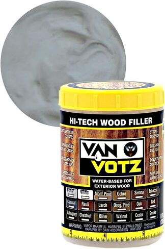 Hi-Tech Wood Filler for Exterior Wood in 18 Colors (Cedar), Half-Pint/500g in Saudi Arabia