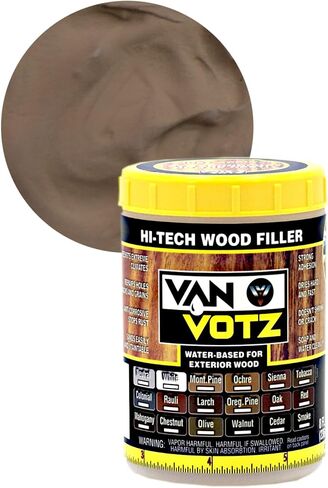 Hi-Tech Wood Filler for Exterior Wood in 18 Colors (Cedar), Half-Pint/500g in Saudi Arabia
