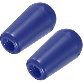 MECCANIXITY 2Pcs Guitar 3 Way Pickup Switch Tip M3.5 Plastic Toggle Switch Knobs for LP Electric Guitar, Red