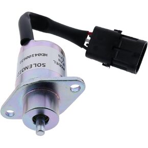 12V Fuel Shutdown Solenoid 2848A279 2848A275 SA-4934-12 Compatible with Perkins 700 Series Engine Hyster UB704