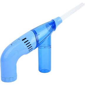 Air Duster and Vacuum Cleaner, Handheld Vacuum Cleaner, Wet and Dry Use for Window Sofa Corner Home Door Crack(Blue)