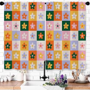 ABC Classroom Curtains Kids Bedroom Print Curtains 42x63 Inch Cute Colorful Alphabet Learning Boy Girl Playroom Nursery Children Toddler Small Short Curtains 2 Panels Window Treatment Drapes