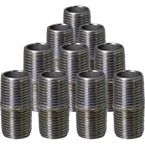 OQHM3400-10 Steel Nipple Pipe, 3/4'' x 1", Galvanized