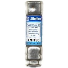 Littlelfuse FLNR-35 FLNR035, 35 Amp (35A) 250V Fusetron Dual Element Time-Delay Current Limiting Class RK5 Fuse UL Listed