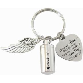 Modern Grief Gift Mini Cremation Urn Keychain Small Keepsake Urn for Human Ashes Sympathy Gifts for Loss of Daughter Memorial Bereavement Gifts in Memory of Daughter