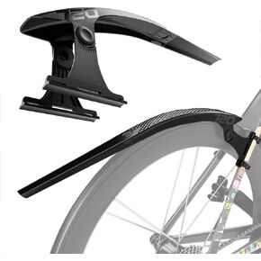 2 PCs Adjustable Universal Road Bike Fender,Bike Mud Guard Set Rear + Front Fenders for Melon Bike Gravel Bike Mountain Bike, 13.4" Length 1.67" Width for Max 700cx38mm Tire Width