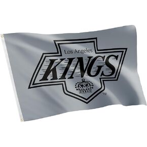 Desert Cactus Los Angeles Kings Flag NHL 100% Polyester Indoor Outdoor 3x5 feet National Hockey League Team Flags LA (Vintage Flag #4)