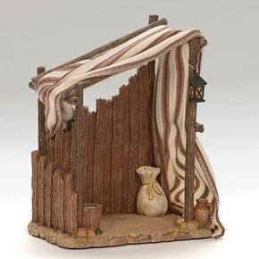 Fontanini by Roman Inc., Shepherd's Tent, 5" Shepherds Collection, Nativity Figure and Accessories, Hand Sculpted and Painted