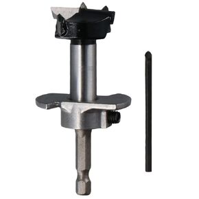 1-3/8Inch Forstner Drill Bit(35MM) Drill Bits for Woodworking Tungsten Carbide Wood Hole Saw Opener Wood Drill Bit Hex Shank, 1 Allen Wrench