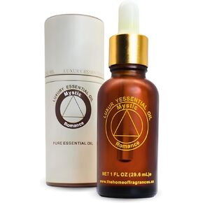 Mystic Romance Santal Premium Home Fragrance Oil - for Aroma Oil Diffusers and Burner Oil Lamps (50ml, Glass)
