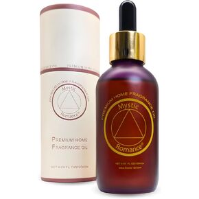 زيت عطري منزلي فاخر من ميستيك رومانس سانتال - لموزعات الزيوت العطرية ومصابيح زيت الموقد (50 مل، زجاج) in Kuwait