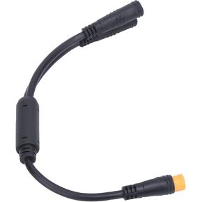 Waterproof Y Splitter 1T2, Riding Gear, Electric Conversion Parts Cable with 3 Pin Connector for BBS01 BBS02 BBSHD Shift Sensor Brake