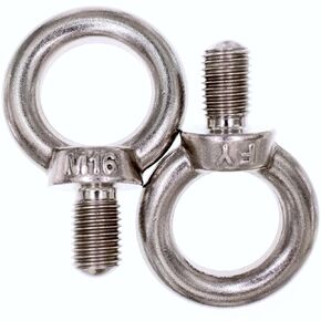 Stainless Steel Machinery Shoulder Lifting Eye Bolt (M10, 10 Items)