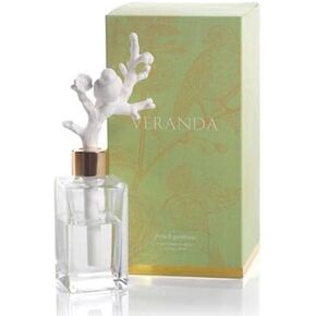Zodax French Gardenia Birds on a Branch Veranda Porcelain Diffuser