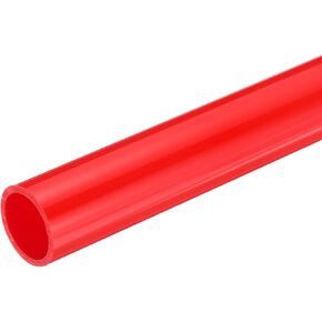 MECCANIXITY PVC Rigid Round Pipe 76.6mm(3 Inch) ID 90mm OD 350mm White High Impact for Water Pipe Crafts Cable Sleeve