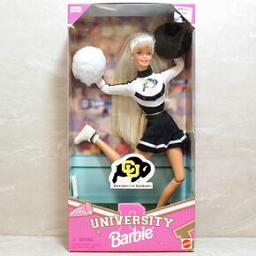 Barbie University of Colorado Cheerleader in Saudi Arabia
