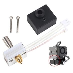 Sprite Extruder Upgrade Heater Block Hotend Kit High Temperature Pro 300℃ Compatible with Ender 3 S1 Pro/Ender 3 S1/ CR10 Smart Pro, Bimetal Heatbreak Plated Copper Nozzle & Extra Thermistors