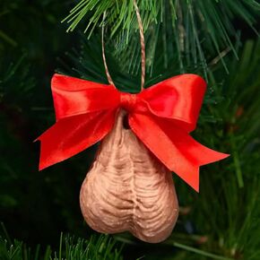 Funny 3D Christmas BallBalls Christmas Decoration Pendant, Christmas Tree Decor Hanging Ornament, Handmade Hanging Craft Santa Christmas Tree Ornaments for Home Holiday Decor (3D Egg A)