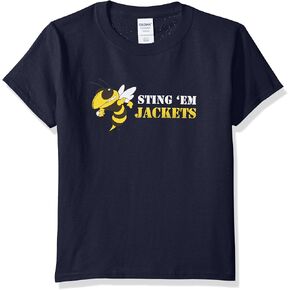Two Feet Ahead NCAA Virginia Cavaliers Children Unisex Short Sleeve Tshirt,5/6,Navy
