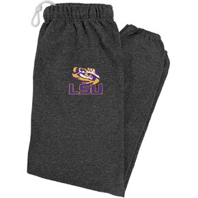 LOGOVISION Louisiana State University School Logo Mens Jogger Sweatpants, Athletic Heather