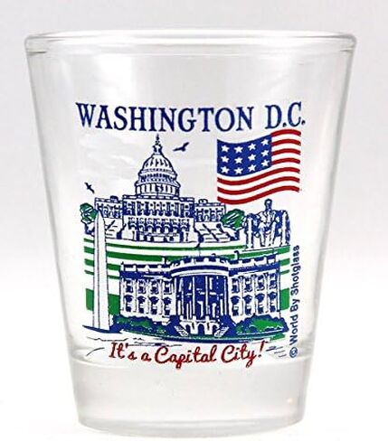 Washington DC Great American Cities Collection Shot Glass in Saudi Arabia