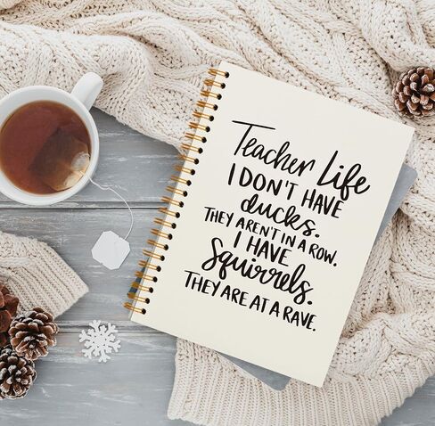 Teacher Gifts Notebook Journal for Work Office School,Appreciation Gift for Teacher,Thank You Gift,Made To Teach Hardcover Spiral Notebook 5.5x8.3 in Saudi Arabia