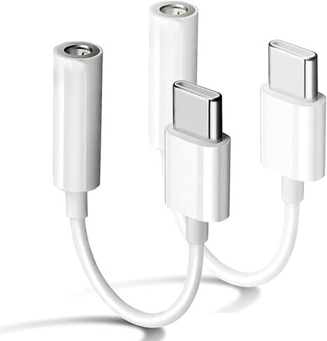 3 عبوات USB C إلى 3.5 ملم محول مقبس سماعة الرأس لهاتف iPhone 15/15 Pro/15 Pro Max/15 Plus، سلك كابل Aux Dongle من النوع C متوافق مع iPad وSamsung Galaxy S24/S23/S23/S22/S21Ultra وNote وMacBook بكسل in Kuwait