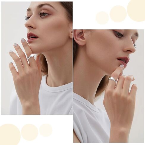 Heart Shape Urn Ring for Ashes for Women Men Finger Ring Memorial Jewelry for Loved Ones Ashes with Filling Kits in Saudi Arabia