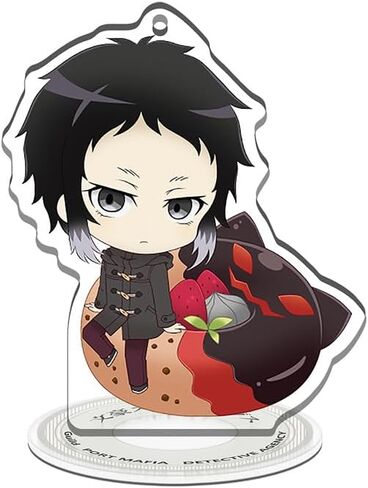 6pcs Bungou Stray Dogs Figure Osamu Dazai Cosplay Figure Acrylic Display Standing Figures (02) in Saudi Arabia