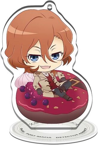 6pcs Bungou Stray Dogs Figure Osamu Dazai Cosplay Figure Acrylic Display Standing Figures (02) in Saudi Arabia